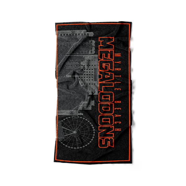 MB Megalodons Beach Scene Field Blanket