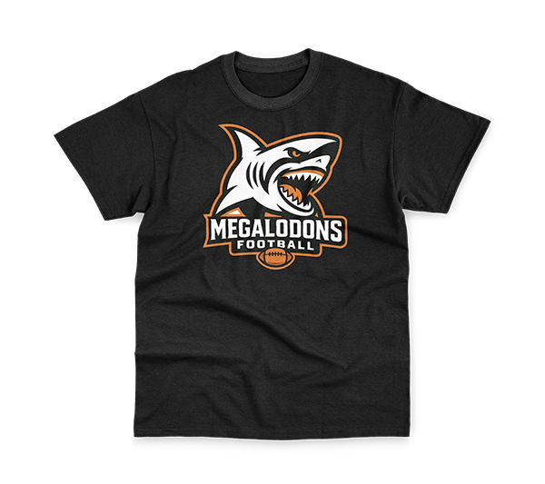 Megalodons Football Cotton Tee