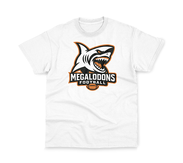 Megalodons Football Cotton Tee