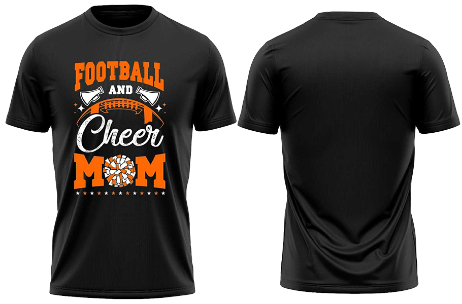 Megalodons Football and Cheer Mom Cool Wick Tee
