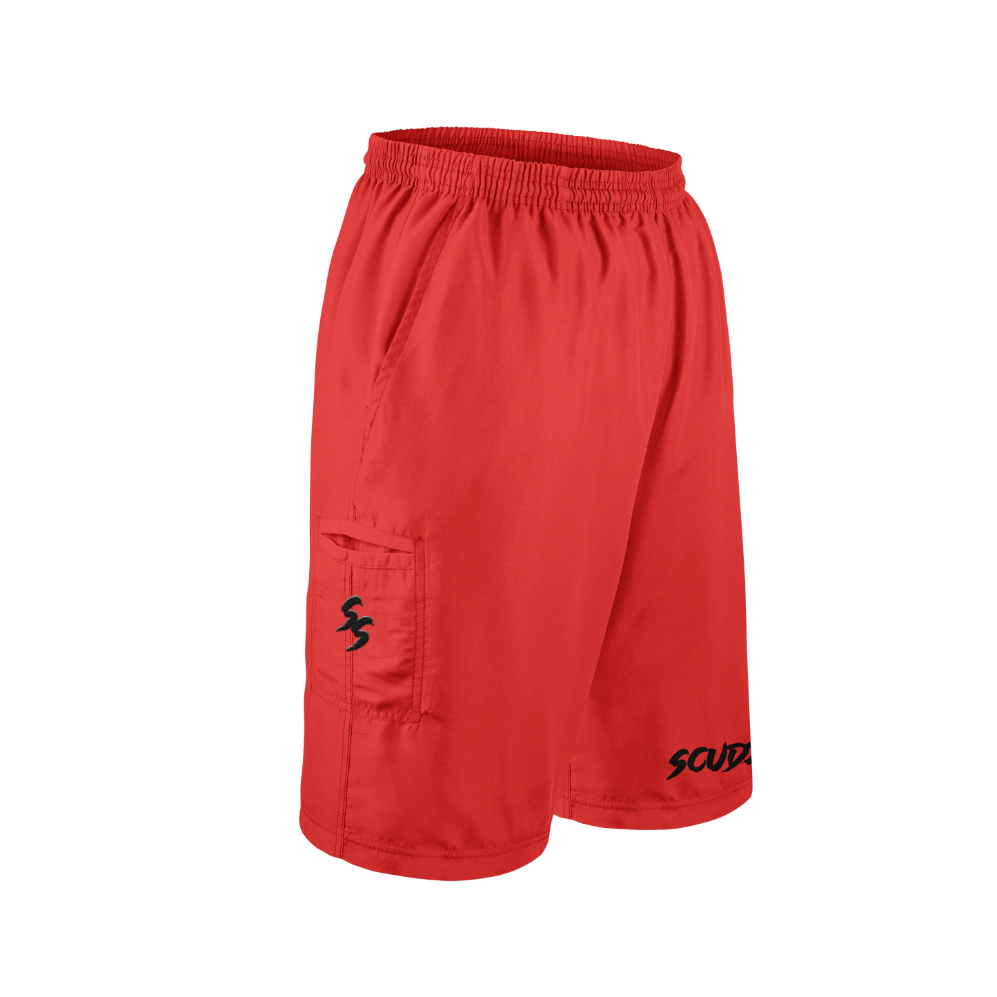 Red Shorts Black SS