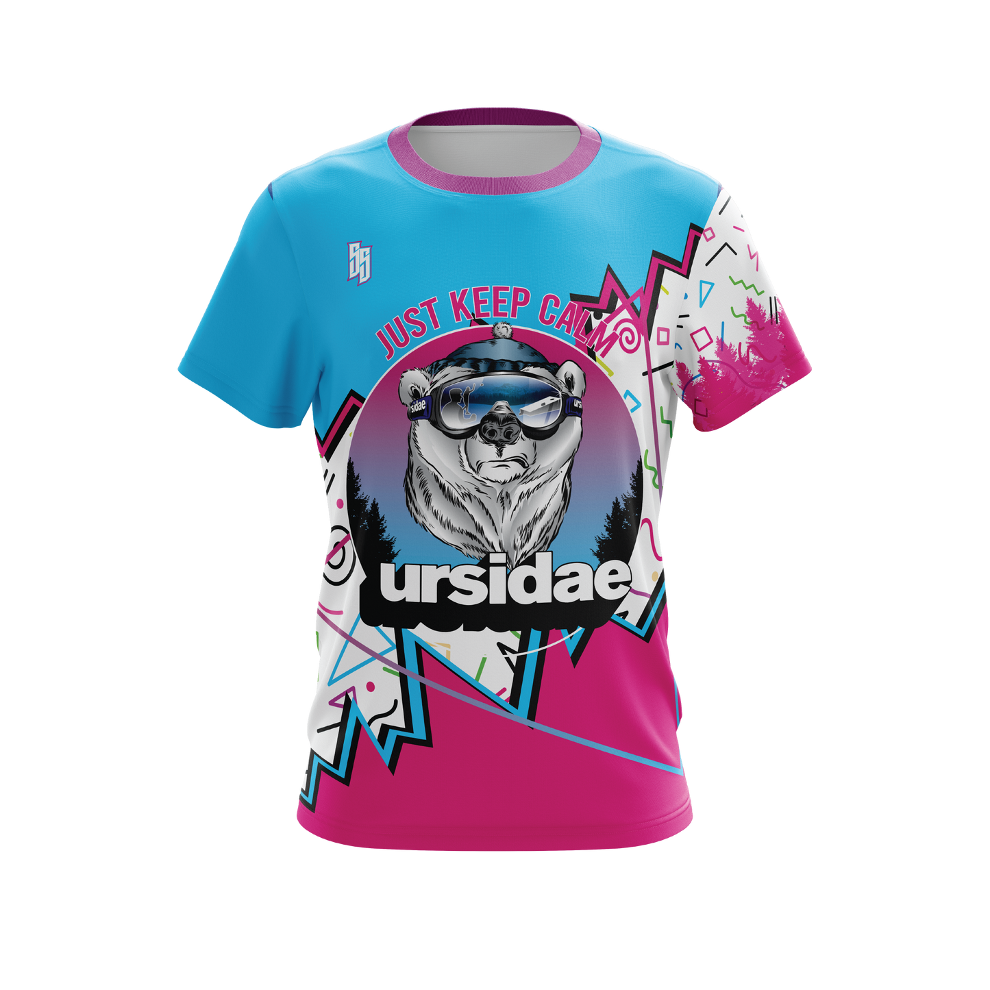 Short Sleeve Ursidae Cornhole Polar-ized Ski Patrol