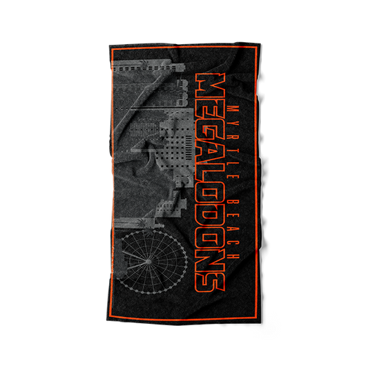 MB Megalodons Beach Scene Field Blanket