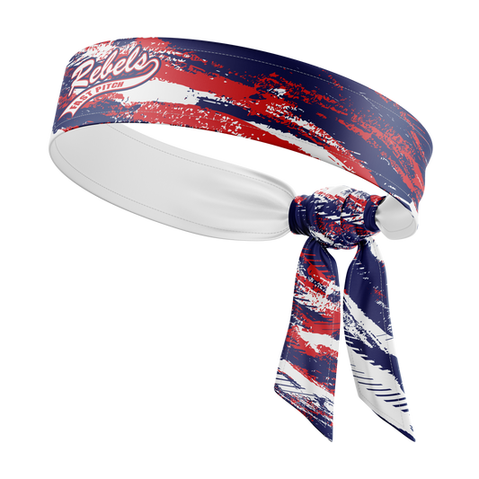 MH Rebels Full Dye Tie Back Headband