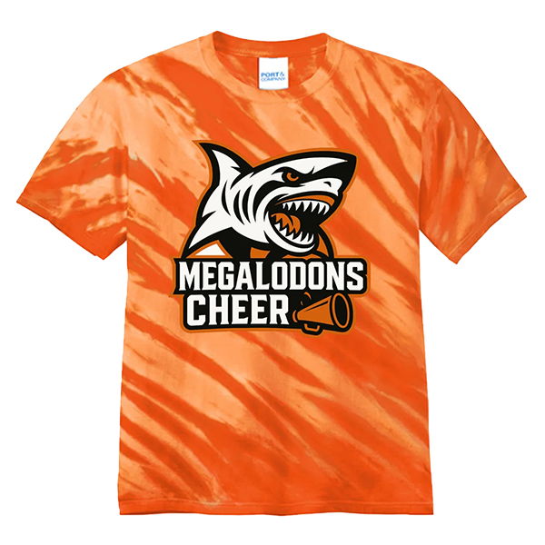 MB Megs Cheer Tiger Stripe Tee