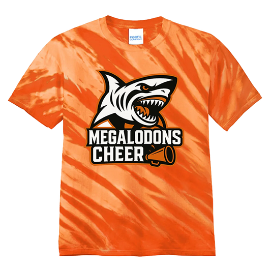 MB Megs Cheer Tiger Stripe Tee