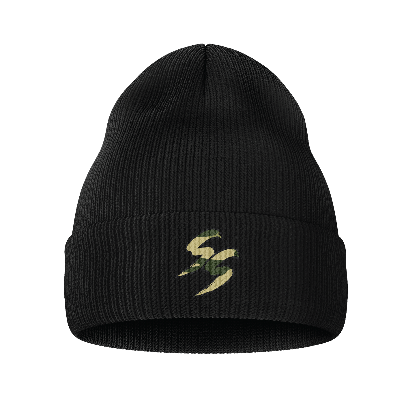 SS Beanie - Black and Camo