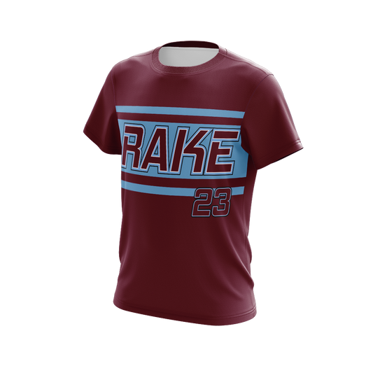 Rake Baseball Academy Maroon Jersey