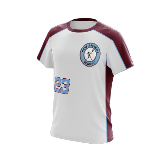 Rake Baseball Academy White Jersey