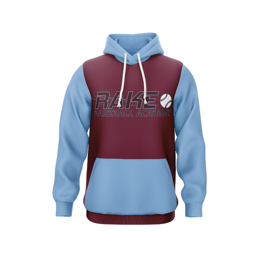 Rake Baseball Academy Maroon Hoodie