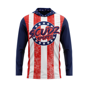 Scudz Merica Long Sleeve Hooded Jersey