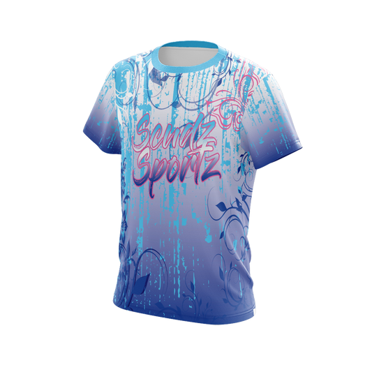 Scudz Floral Grunge Short Sleeve