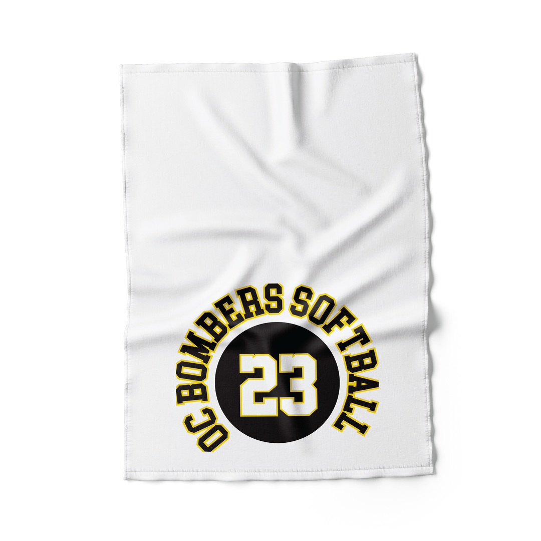 OC Bombers Round Logo Player Towel